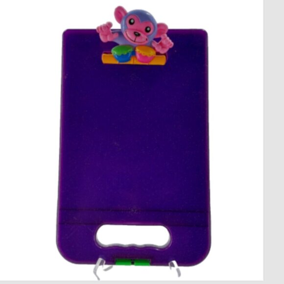 Lisa Frank clipboard craft hard storage case purple - Picture 1 of 8